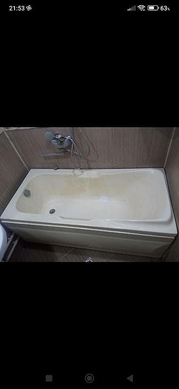 hazır hamam: Akril vanna, klassik düzbucaqlı forma. - Ölçü təxmini: standart — 1