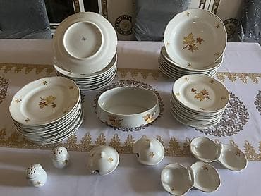 Nahar dəsti, rəng - Ağ, Farfor, Weimar, Azərbaycan — 3