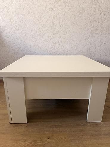 duz masa: Transformer mexanizmalı çoxfunksiyalı stol - Rəng: açıq krem/ağ - — 7