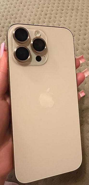 iphone dubay: IPhone 16 Pro Max, 256 GB, Qızılı, Barmaq izi, Face ID — 3