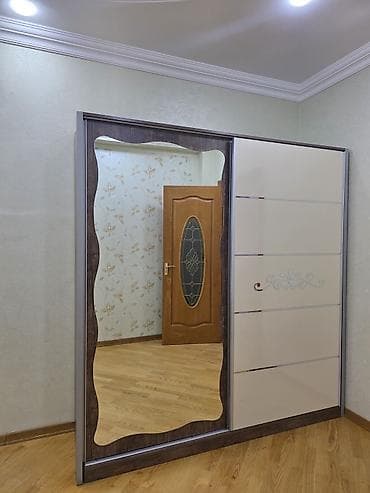 aksa generator: Sürüşən qapılı böyük gardırob - Material: laminat/LDSP karkas, tünd — 3
