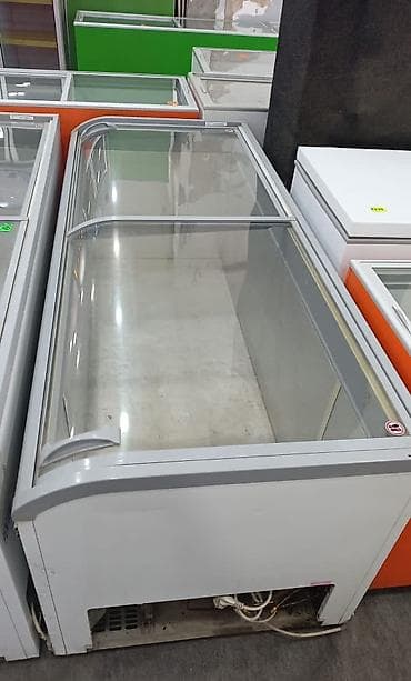 şüşəli dondurucu: Ticarət üçün şüşə qapaqlı dondurucu vitrin - Üstü sürüşən şüşə — 1