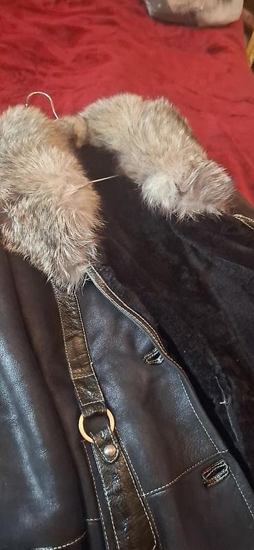 kreditle xez deri: Qadınlar üçün qışlıq dəri-kürk dublyonka ölçü:38.Geyilməyib və — 4