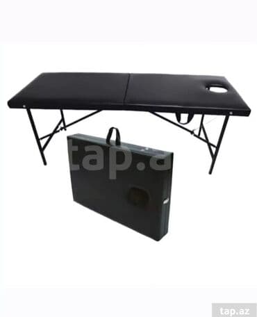 кушетка для массажа складная бу: Новый, Масажная кушетка, Складной, цвет - Черный — 1