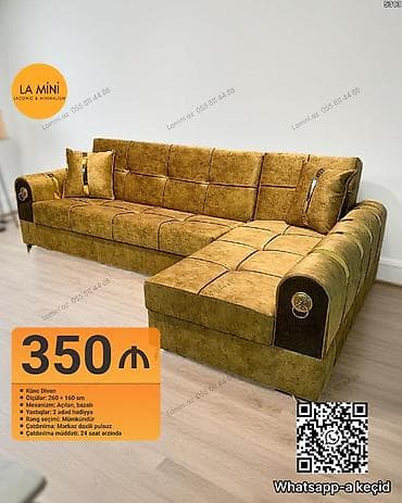 Künc divan, Açılan, Bazalı, Parça, Şəhərdaxili pulsuz çatdırılma