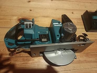 işlənmiş alətlər: Makita XGT 40V max dəst – arxa tutacaqlı akkumuliyatorlu dairəvi mişar — 6