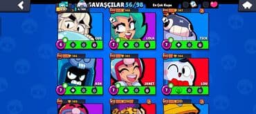 Digər ixtisaslar: Brawl Stars hesabı – detallı oyun profili Ümumi: - Profil adı — 10