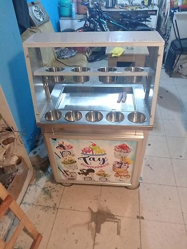 Kassa avadanlığı: Rollo dondurma (Tay dondurması) üçün peşəkar soyuducu vitrin-araba - — 1