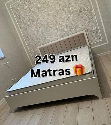 Matras – 249 AZN - Ölçü: ikinəfərlik (şəkildəki standart çarpayı