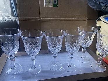 ucuz mallar: Qədəhlər, Xrustal, 6 ədədli dəst, Rusiya — 1