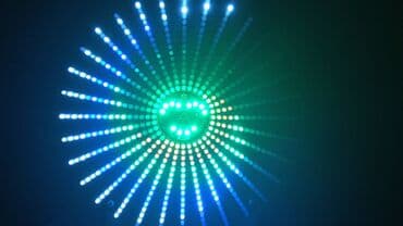 rengli lampalar: Электронный - танцесветильник, светодиодный спектр. Диаметр диска 20 — 7