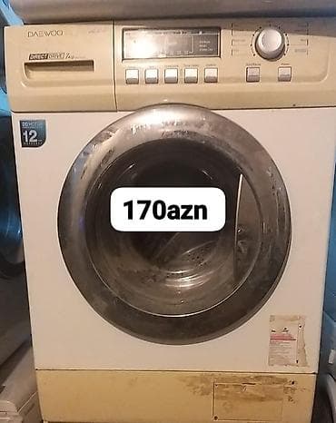 Elektronika: Paltaryuyan maşın Daewoo, 7 kq, Avtomat, Qurutmasız — 1