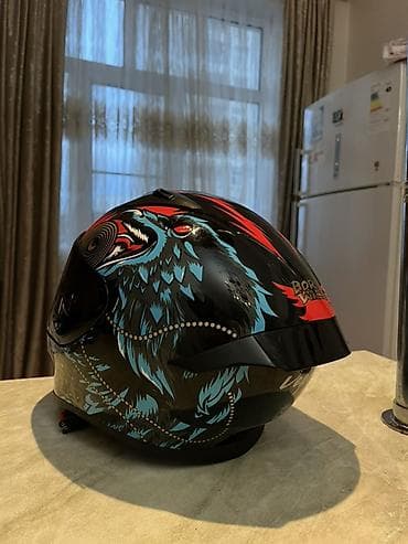 nıssan: Moto dəbilqə – tamüzlü qrafika - Brend: Vega - Tip: Tam üzlü — 3