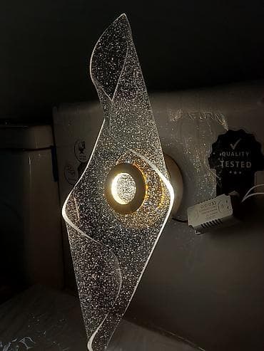 divar ici dus: Müasir LED dekorativ bra-lar (divar lampaları) - Dizaynlar: dalğalı — 7