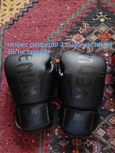 bas gitara: Kin boks/boks qoruyucu dəst Tərkib: - Venum qara boks əlcəkləri — 2