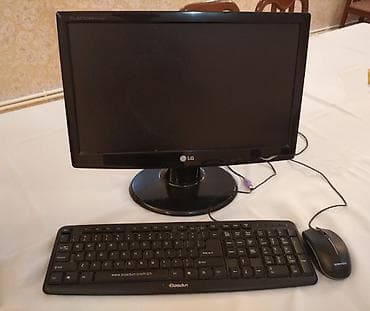islenmis notebook satisi: Komputer aksesuarları dəsti - Monitor: LG Flatron W1952S, 19" geniş — 1
