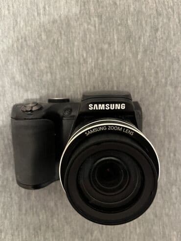 видеокамера: Samsung rəqəmsal fotoaparat – “bridge” tipli korpus, ergonomik tutacaq — 1