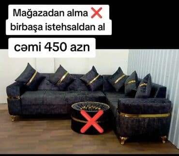 Künc divan, Yeni, Açılmayan, Bazasız, Parça, Şəhərdaxili pulsuz çatdırılma