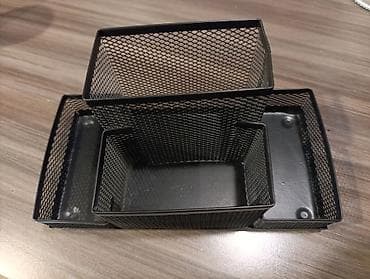 Настольные наборы: Metal tor şəbəkəli masaüstü organizer - Material: möhkəm metal, toz — 1