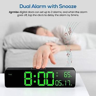 Elektron divar və ya stolüstü saat Light Alarm Otaq temperaturu Time lalafo.az -da Elektron divar və ya stolüstü saat Light Alarm Otaq temperaturu Time