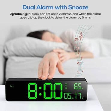 advent calendar satışı: Elektron divar və ya stolüstü saat Light Alarm Otaq temperaturu Time — 1