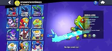10 line: Brawl Stars hesabı təcili satılır. 12 əfsanəvi, 7 hipersarj skini — 4
