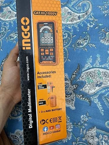 drel ingco: INGCO DM7505 Digital Multimetr Tamamilə yenidir, istifadə olunmayıb — 5