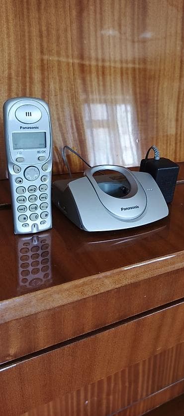 Аристоны: Стационарный телефон Panasonic, Беспроводной, Б/у, Самовывоз, Платная доставка — 3