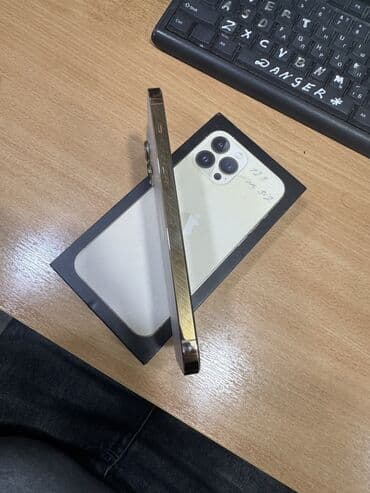 13 pro max qiyməti: IPhone 13 Pro, 128 GB, Qızılı, Simsiz şarj — 6