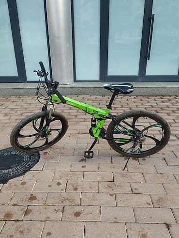 velosibet mtb: Toba qatlanan dağ velosipedi - Çərçivə: qatlanan alüminium tipli — 9