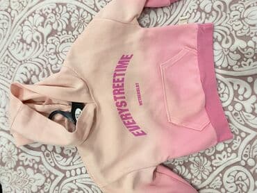 ryukzak yumşaq oyuncaqlar: Uşaq üçün kapüşonlu svitşot - Rəng: açıq çəhrayı və pambıq-şaftalı — 1