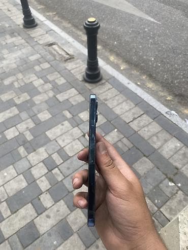 iphone 14 15: IPhone 12 Pro Max, 128 GB, Göy, Zəmanət, Barmaq izi, Simsiz şarj — 3