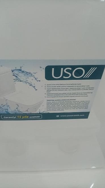 keramik: Unitaz. Unitazlar. Turkiye istehsali. USO firmasi. Tam zemanetli — 4