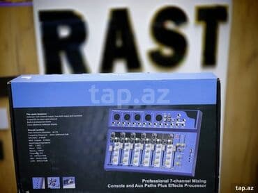 dicey aparatı: 7 kanal mixser səs gücləndirici Rast musiqi alətləri mağazalar — 1