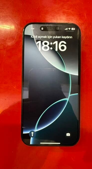 iphone 16 pro islenmis: IPhone 16 Pro, 256 GB, Graphite, Barmaq izi, Face ID — 2