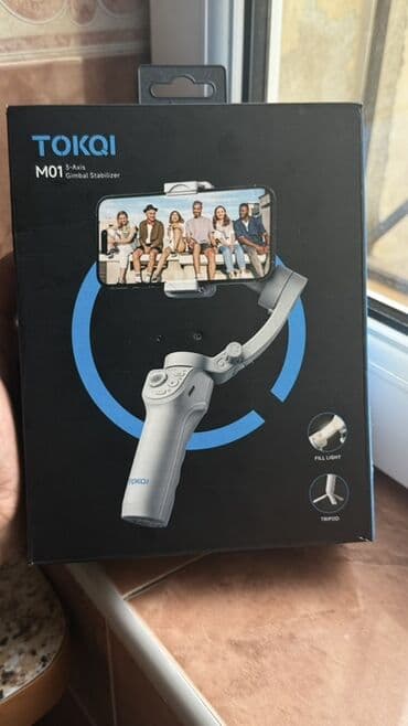 TOKQI M01 3-oxlu telefon gimbal stabilizatoru - 3-oxlu stabilizasiya