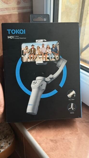подставка для ноутбука: TOKQI M01 3-oxlu telefon gimbal stabilizatoru - 3-oxlu stabilizasiya — 1