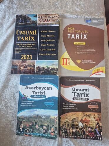 2023-cü il buraxılışlı "Ümumi Tarix" və "Azərbaycan Tarixi"