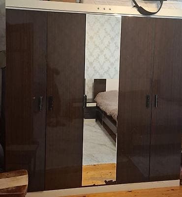 Мебель для дома: Б/у, Двуспальная кровать, Без матраса — 2