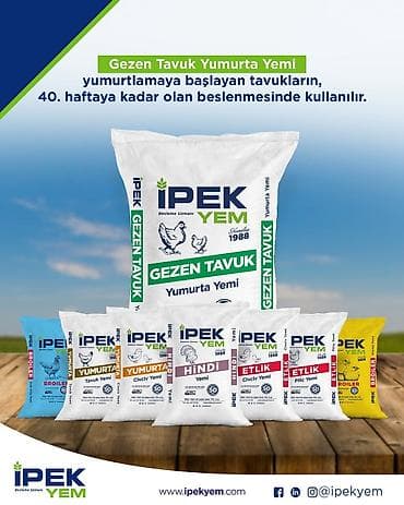 Məhsul: İPEK YEM – quşçuluq üçün peşəkar yem çeşidləri (Net 50 kq
