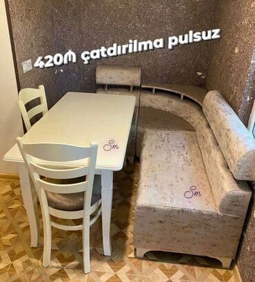 stol və stul dəstləri: 🇹🇷Türk istehsalı Möhtəşəm ✨✨ Kuxna üçün stol stul dəsti 2 stul 1 — 3
