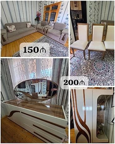 SevilƏşyalar Bir evdən satılır. Divan kreslo 150₼.Açılır,baza