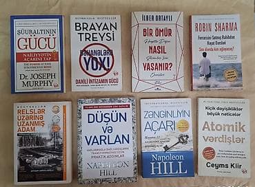 kitabca: Mövzu: Şəxsi inkişaf və motivasiya kitabları dəsti (8 ədəd) Təsvir: - — 1