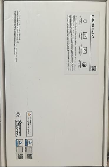 audio sistem: HONOR Pad X7 (8.0") - Ekran: "8.7" (20.3 sm) IPS, 1200×800 — 2