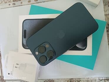 irşad telecom iphone: IPhone 15 Pro, 128 GB, Blue Titanium, Face ID — 1