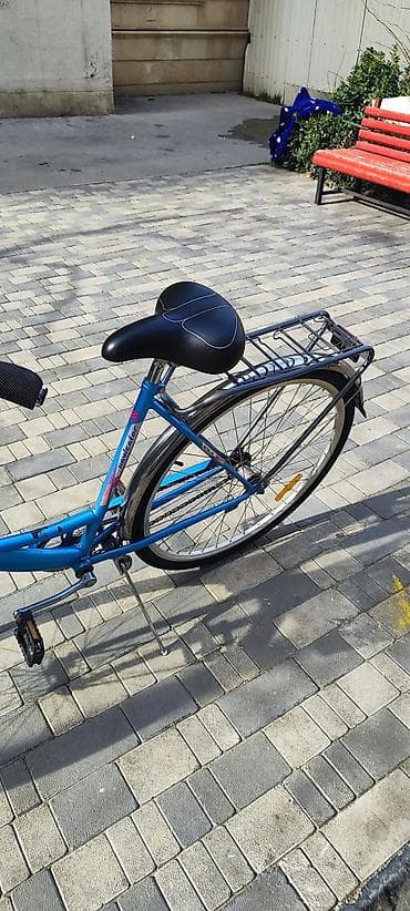 Şəhər tipli velosiped – STELS 28 - Rəng: metalik mavi, klassik aşağı — 9