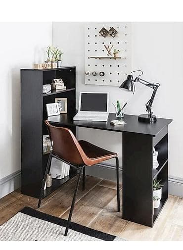 ucuz moyka: Künc masa, Stulsuz, Polkalı, Siyirməsiz, Türkiyə, Sadə laminat — 1