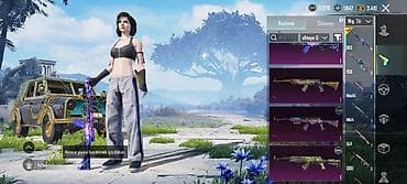 krasofka qadın: PUBG Mobile oyun hesabı – nadir kosmetiklər və nəqliyyat örtükləri ilə — 5