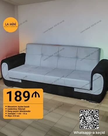2 əl divan: Divan, Yeni, Açılan, Bazalı, Parça, Ödənişli çatdırılma — 1