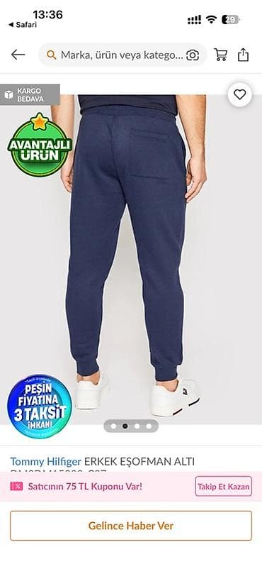 tulum geyim: İdman Şalvar, Tommy Hilfiger, L, rəng - Göy — 6